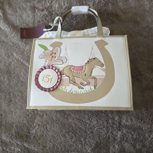 Radley London Kentucky Derby 151 Leather Satchel SS25 NWT - Picture 14 of 16